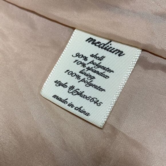 Miami Blush Micro Suede Biker Jacket Size Medium - Picture 6 of 9